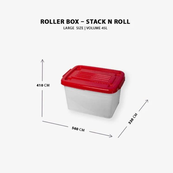 Roller Box Stack N Roll - 45L Volume Large Size