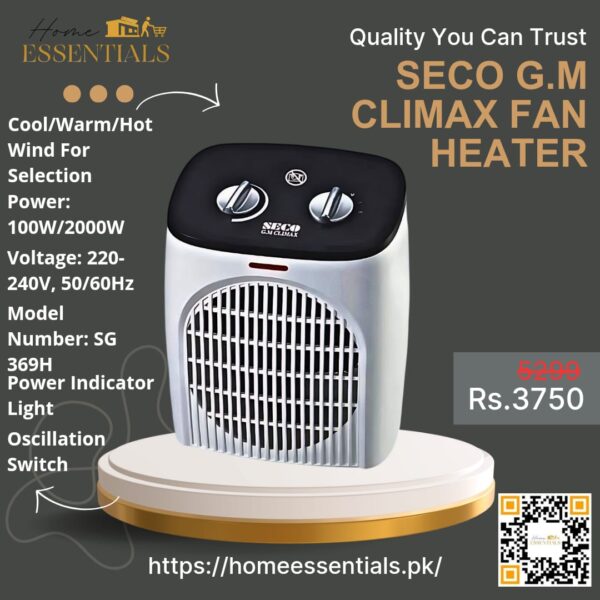 Electric Fan Heater - Seco G.M Climax