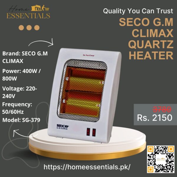 Electric Heater - Seco G.M Climax Quartz